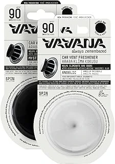 Vavana Spin Araba Klima Kokusu - Profesyonel Otomobil Kokusu | Bpa & Sıvı İçermez | 90 Gün Etkili | 2'Li Set (Mystic & Angelic) ürün görseli 1
