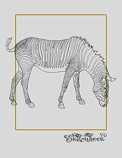 Sketchbook: African Wildlife Sketch, Large 8.5" X 11", 110 Pages, Perfect For Everyone, Crayons, Pencils, Drawing And Sketching ürün görseli 1