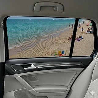 2 Adet Araba Yan Cam Güneşlik Perde Araç Arka Yan Cam Perdesi Anne Bebek Emzirme Örtüsü Perdesi ürün görseli 1