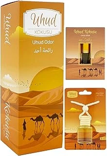 İhvan Online Uhud Kokusu 400Ml Sprey Uhud Kokusu 8 Ml Araba Kokusu Cam Şişe Uhud Kokusu Alkolsüz Esans 3Ml ürün görseli 1