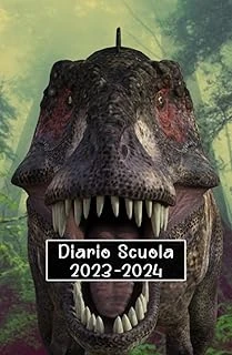 Independently Published Diario Scuola 2023 2024 Dinosauro: Agenda Scolastica Giornaliera Ragazza E Ragazzo Elementari Medie | 2 Giorni Per Pagina | Planner Scolastico Da ... X 21,59 Cm) | 215 Pagine ürün görseli 1