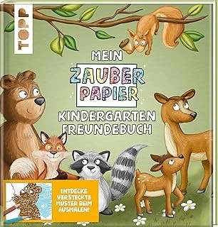 Mein Zauberpapier Kindergarten Freundebuch Wilde Waldtiere ürün görseli 1