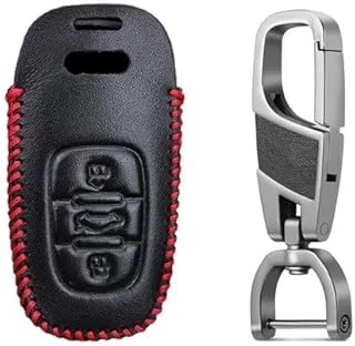 Alisveristime Deri Anahtar Kılıfı (Audi A6L A7 A8 Q8 E Tron C8 D5 Ile Uyumlu) ürün görseli 1