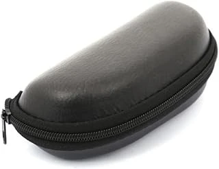 Siyah Deri Unisex Güneş Gözlüğü Kutusu Güneş Gözlüğü Kılıfı ürün görseli 1