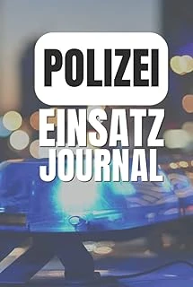 Independently Published Polizei Einsatz Journal: Einsatz Tagebuch Für Erlebnisse Im Polizeidienst - A5 Polizisten Notizbuch ürün görseli 1