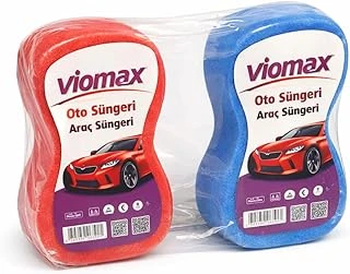Oto Süngeri, Araç Yıkama Süngeri, Kırmızı Mavi, 2'Li Paket ürün görseli 1