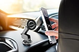 Magsafe Ile Uyumlu İçeri̇ği̇ndeki̇ Metal Aparatlar İle Tüm Cep Telefonlarina Uyum Sağlayan Miknatisi Çok Kuvvetli̇ Teleskopi̇k Uzayan Şeki̇l Alabi̇len Üst Segment Araç Masaüstü Telefon Tutucusu ürün görseli 1