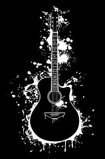 Notebook: A5 Block Gepunktet - 120 Seiten Dot Grid Notizbuch Passend Als Für Noten Oder Lieder, Perfektes Geschenk Für Gitarristen, Gitarrenspieler Und Musiker! ürün görseli 1
