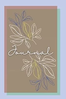 Purple Teal Floral Journal ürün görseli 1