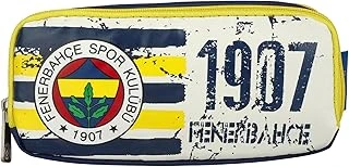 Çift Bölmeli Kalem Çantası, Sarı Lacivert, Dekomus Cep Defteri Hediyeli ürün görseli 1