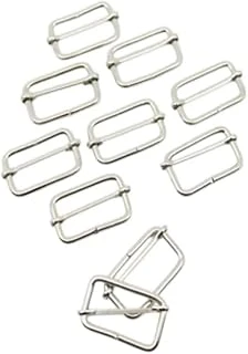 Usin 6 Adet 2 Cm Lik Metal Gümüş Çanta Sapı Kemer Dar Kolon Kumaş Boy Ayar Tokası Klipsi ürün görseli 1