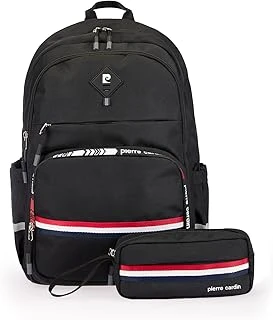 Pierre Cardin Unisex Okul Çanta Seti Pcset07Pc18001201-Siyah,Siyah Tek Ebat ürün görseli 1