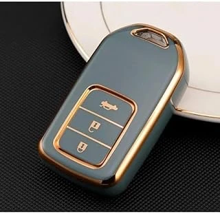 Autohan Keys Honda Civic Fc5, Crv, Hrv Için Anahtarsız Çalıştırma Nano Anahtar Kılıfı, Gri Altın Renk, Executive Rs Modeli ürün görseli 1