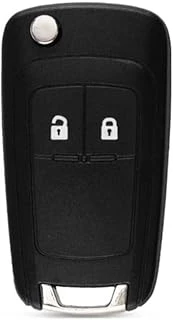 Autohan Keys Astra J, Insignia, Corsa E Için 2 Butonlu Anahtar Kabı, Siyah, Anahtar Kasası ürün görseli 1