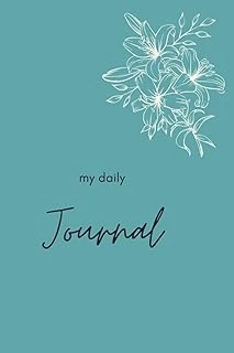 Independently Published Daily Journal Flower Teal ürün görseli 1