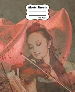 Independently Published Violin Fantasy Music Sheet Book ürün görseli 1
