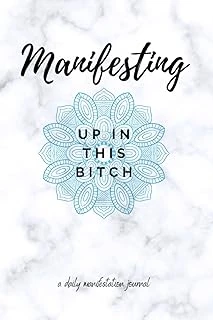 Manifesting Up In This : A Daily Manifestation Journal - Marble Journal ürün görseli 1