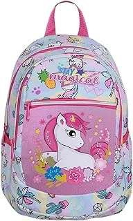 Anaokul Sırt Çantası Kız Erkek Unisex Ortopedik Astarlı Su Geçirmez 5 6 7 Yaş At Model Unicorn Beyaz ürün görseli 1