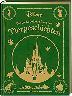 Disney: Das Große Goldene Buch Der Tiergeschichten: 20 Vorlesegeschichten Ab 4 Jahren Mit Den Beliebtesten Disney-Tieren In Einem Hochwertigen Sammelband (Die Großen Goldenen Bücher Von Disney) ürün görseli 1