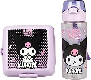 Kuromi Dekomus İle Yeni Sezon Trıtan Matara 500 Ml 2 Katlı Beslenme Kabı Yemek Seti "Islatmaz" ürün görseli 1
