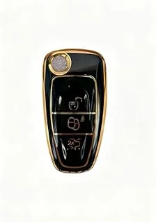 Autohan Keys Ford Focus, C-Max, Fiesta, Mondeo, Transit Araç Anahtarı İçin Siyah Silikon Koruyucu Kılıf ürün görseli 1