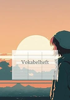 Independently Published Vokabelheft, Drei Spalten: Din A4, Glossy Cover (Motiv Anime, Ai, Fantasy, A4 Vokabelheft, Hochglanz Cover, Drei Spalten, 50 Seiten, 39 Zeilen) ürün görseli 1