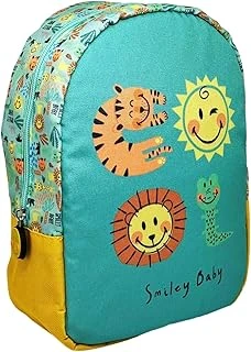 Wiggle Smiley Baby Sevimli Hayvanlar Desenli Tek Bölmeli Anaokul-Kreş Için Polyester Bebek Sırt Çantası ürün görseli 1