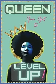 Independently Published Black Queen Daily Journal Queen Level Up Journal Writing ürün görseli 1