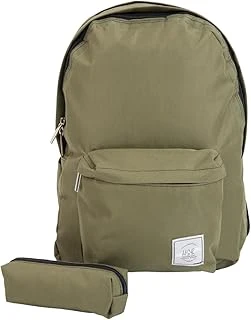 Hsr Unisex Ortopedik Su Geçirmez Leptop Bölmeli Hafif Günlük Okul Sırt Çantası Kalemlik (Haki̇) ürün görseli 1
