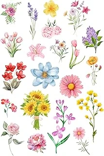 Bimotif Karışık 420 Çeşit Çiçek Sticker Seti (20 Sayfa) ürün görseli 1