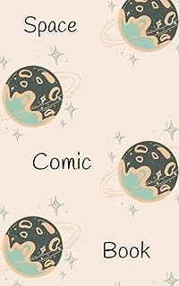 Independently Published Space Comic Book: Write-In Comic Strips, Comic Sheets, 5X8, 100 Pgs., Spacious ürün görseli 1