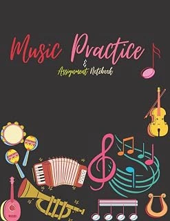 Music Practice & Assignment Notebook: 59 Weeks Of Music Lesson ürün görseli 1