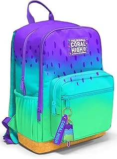 Coral High Dört Bölmeli Mor Lila Renk Geçişli Ortaokul Çantası - Kız Çocuk ürün görseli 1