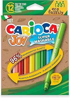 Carioca Famıly Joy Süper Yıkanabilir Keçeli Boya Kalemi 12'Li ürün görseli 1