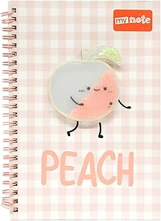 Mynote A5 Spiralli Şeftali Desenli Defter 60 Yp ürün görseli 1