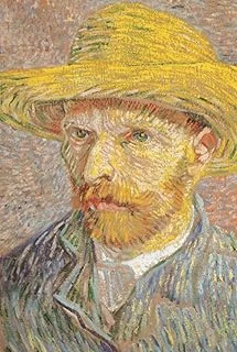 Independently Published Dmp | Notizbuch Din A5 Kariert: Selbstbildnis Mit Strohhut - [ Self-Portrait With Straw Hat - Vincent Van Gogh] Hardcover (German Edition) ürün görseli 1