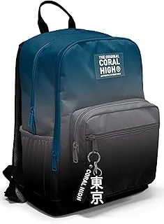 Coral High Dört Bölmeli Nefti Gri Ortaokul Çantası - Erkek Çocuk ürün görseli 1