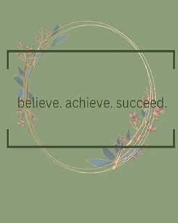 Believe. Achieve. Succeed.: Daily Journal ürün görseli 1