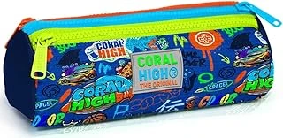 Coral High Saks Grafiti Üç Bölmeli Kalem Çantası - Erkek Çocuk ürün görseli 1