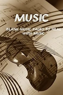 Music Blank Sheets: Music Sheets, Blank 6X9 Book ürün görseli 1