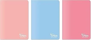 Meteksan Colors A4 60 Yaprak Kareli Defter 3'Lü Paket, Somon, Pembe, ürün görseli 1
