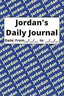Independently Published Personalized Daily Journal - Jordan: Cover ürün görseli 1