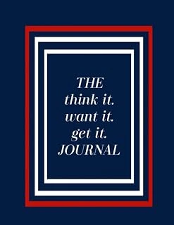 The Think It, Want It, Get It, Journal: Think It Want It Get It Journal By Sharon Roode Designs ürün görseli 1