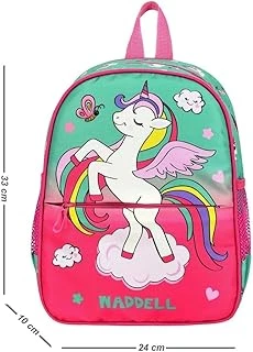 Pembe Unicorn Desenli Anaokulu Kreş Sırt Çantası, 24X33X10 Cm, Çok Renkli ürün görseli 1