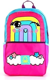 Laptop Bölmeli Okul Sırt Çantası, Gökkuşağı Desenli, 2 Bölmeli, 45X30X13 Cm, Karışık Renkli ürün görseli 1