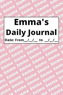 Independently Published Personalized Daily Journal - Emma: Pink Cover ürün görseli 1