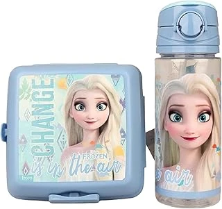 Karlar Ülkesi Elsa Frozen Koleksiyonu Beslenme Kabı 500 Ml Tritan Matara Seti ürün görseli 1