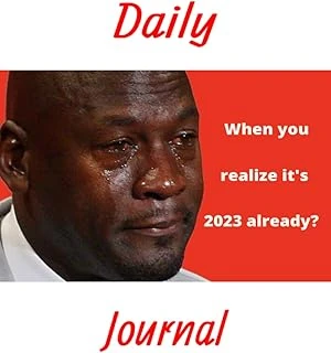 Daily Journal For 2023: Michael Jordan Crying ürün görseli 1