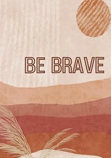 Brave Journal: Boho Artsy Grass Blank ürün görseli 1