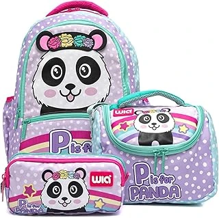 Wia Crowned Panda Kız Çocuk Okul Seti Mor-Su Yeşili, Tek Ebat, Swg-004, Mor-Su Yeşili, Kız-Çocuk ürün görseli 1